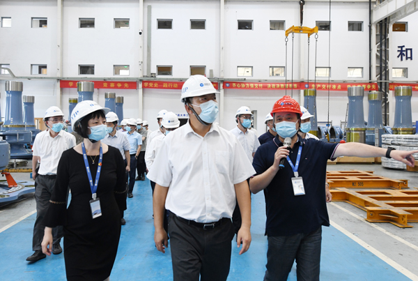 杭州市副市长柯吉欣一行调研新宝GG股份