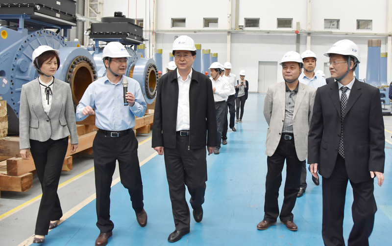 浙江省委副书记、省长车俊一行莅临我司视察